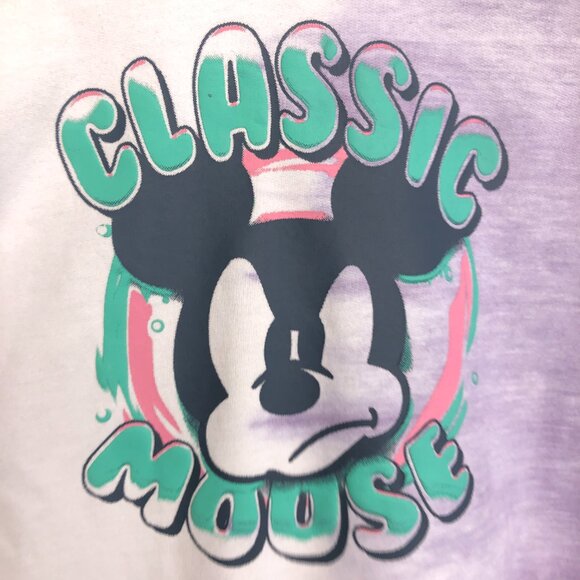 BNWT Classic angry Mickey Mouse Tie-Dyed Hoodie Youth XL (14-16) - Picture 2 of 6